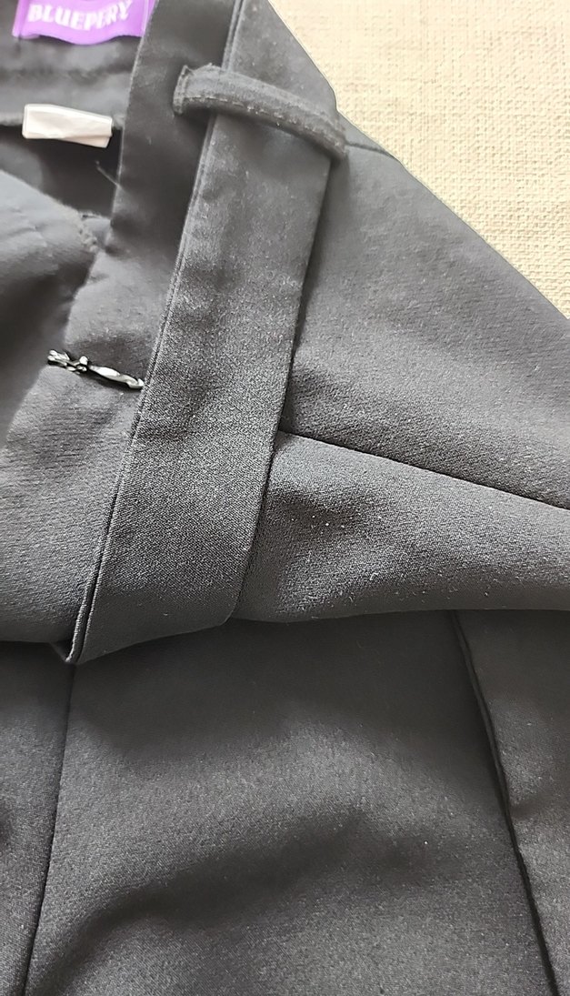 siyah Kemerli Kadın Kumaş Pantolon - Görsel 2