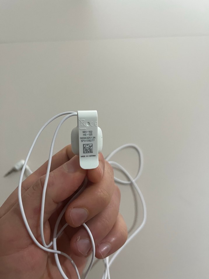 Beyaz Kablolu Kulaklık - Görsel 2