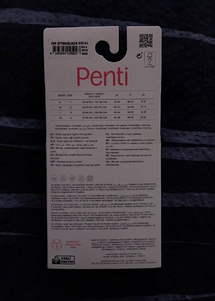 PENTİ KİLOTLU ÇORAP - Görsel 2