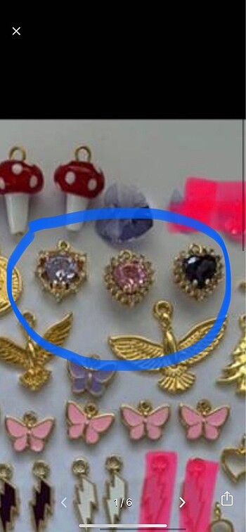 3lü kristal kalp