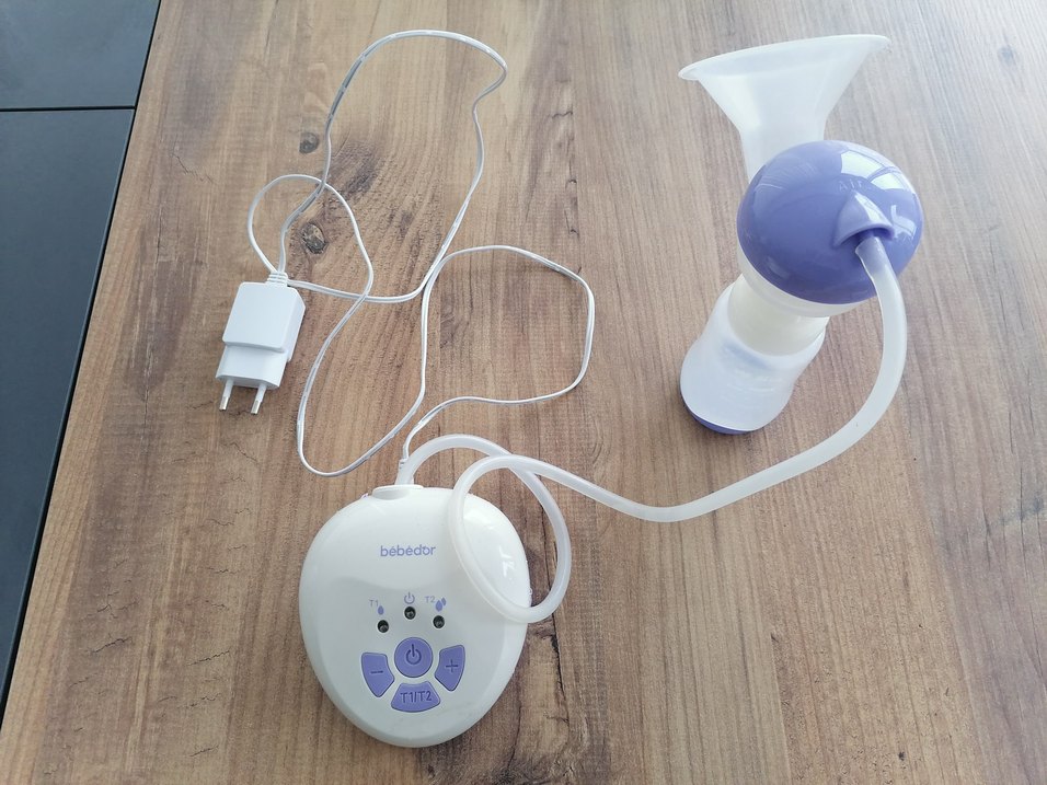 Bebedor Elektrikli Göğüs Pompası Mor - Görsel 3