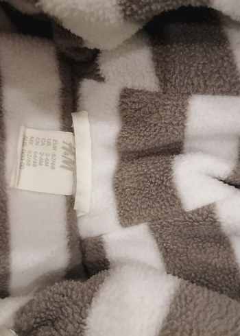 Kürk Detaylı Beyaz Bebek Kış Tulumu - Görsel 3