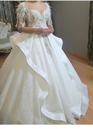 Kasnak işlemeli gelinlik - Görsel 7