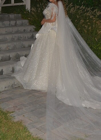 Kasnak işlemeli gelinlik - Görsel 3