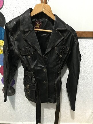 Unisex deri ceket