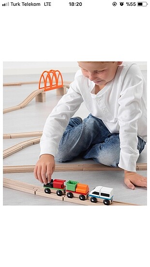  Beden Ikea 3 parça tren seti