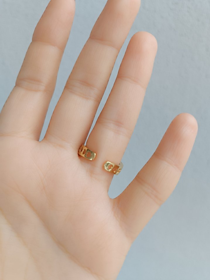 Renkli taşlı kalp model Kadın Yüzük - Görsel 5