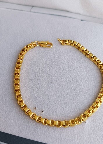 Unisex Gold çelik bileklik ????