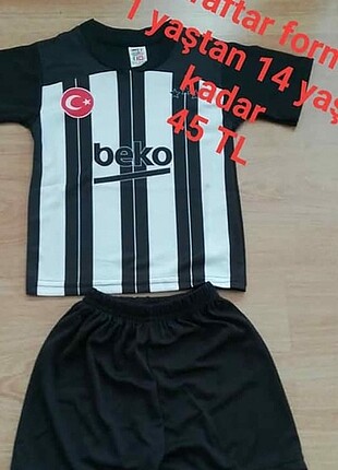 Beşiktaş Taraftar 2 adet 3 ve 8 yaş 