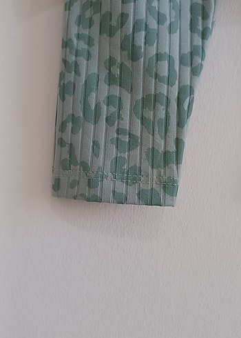 Kız Çocuk Gri Desenli Pamuklu Alt Üst Takım - Görsel 2