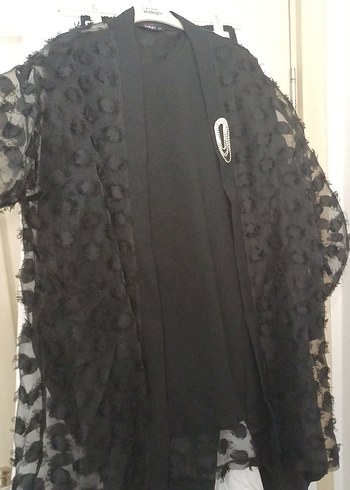 Kadın Siyah Drapeli Gotik Alt Üst Tunik Takım - Görsel 2