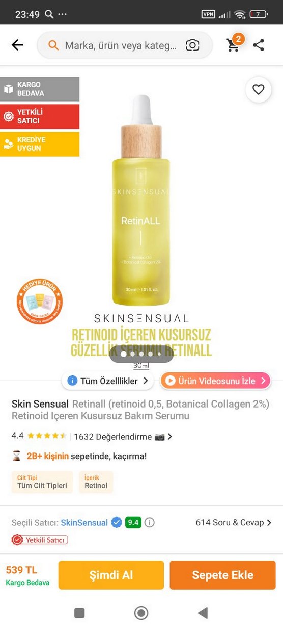 Skin Sensor  retinol - Görsel 3