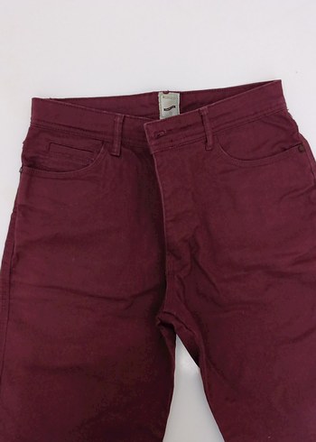 Bordo erkek Pantolon - Görsel 2