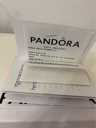 Beden beyaz Renk Orijinal Pandora Bileklik