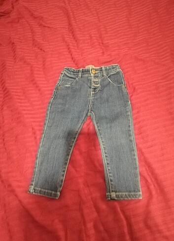 12-18 Ay Beden Zara kız bebek Jean pantalon 