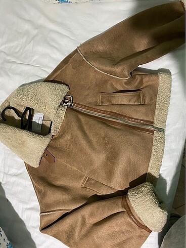 Stradivarius stradivarius kürklü ceket/mont