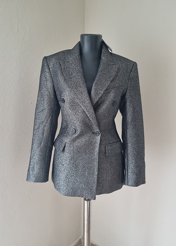 s Beden H&M YÜN KARIŞIMLI VE SİMLİ BLAZER