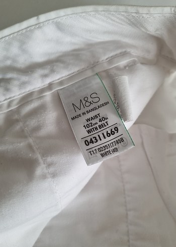 M&S Blue Harbour Beyaz şort - Görsel 8
