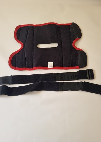 Aurafix Menteşeli Açık Dizlik - Kırmızı Siyah - Görsel 8