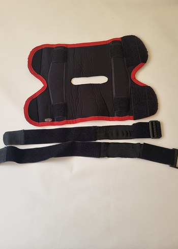 Aurafix Menteşeli Açık Dizlik - Kırmızı Siyah - Görsel 10