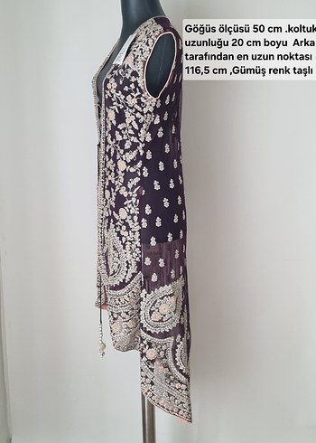 Hint İşi Uzun Yelek - Görsel 4