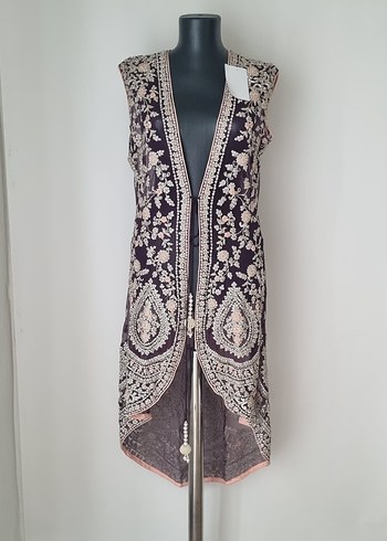 Hint İşi Uzun Yelek - Görsel 2