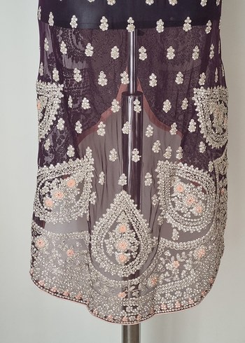 Hint İşi Uzun Yelek - Görsel 7