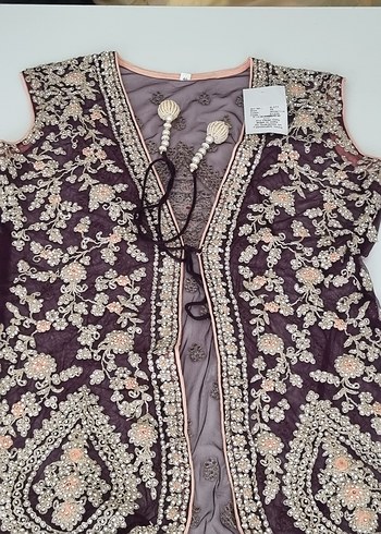 Hint İşi Uzun Yelek - Görsel 9