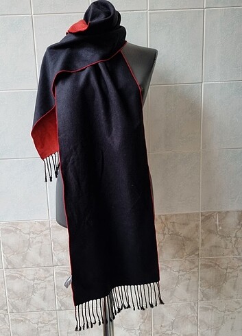 Silk and Cashmere Çift Taraflı Atkı.