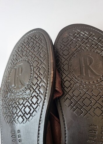 Milanodan deri terlik Sandalet - Görsel 8