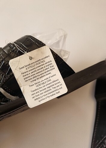 İtalyan Marka özel deri Sandalet Terlik - Görsel 5