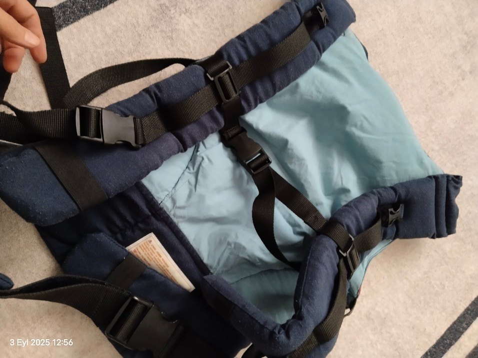 Koyu Mavi Bebek Taşıyıcı Kanguru Deniz Temalı - Görsel 4