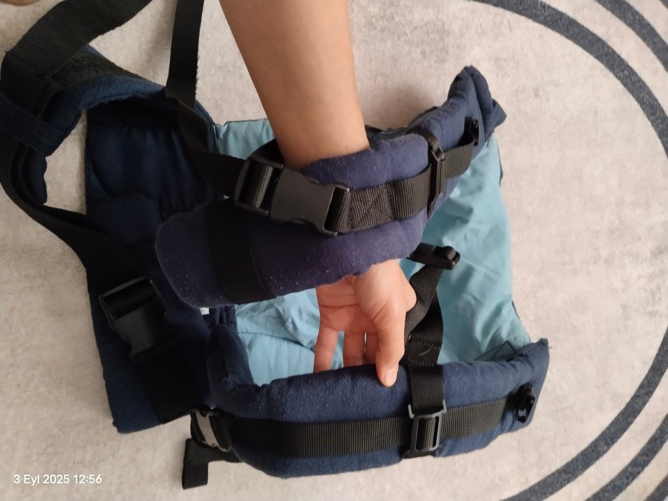 Koyu Mavi Bebek Taşıyıcı Kanguru Deniz Temalı - Görsel 3