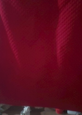 Kırmızı Pilili Kadın Mini Etek - Görsel 4