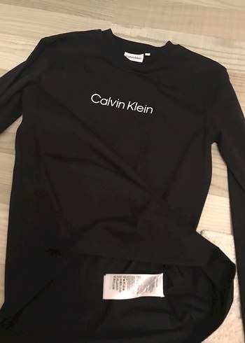 Calvin Klein Siyah Uzun Kollu  Tişörtü - Görsel 3