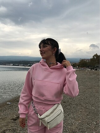 s Beden Bershka Pembe Sweatshirt