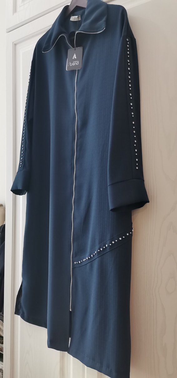 Armine Taşlı Fermuarlı Bayan Kap - Görsel 3