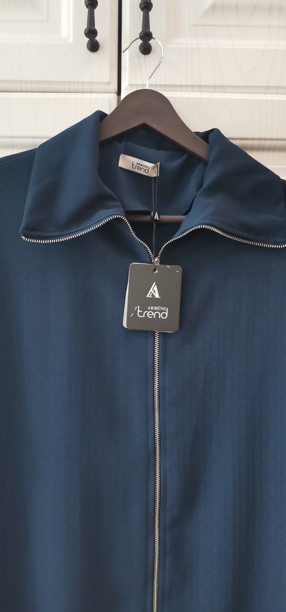 Armine Taşlı Fermuarlı Bayan Kap - Görsel 4