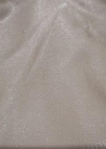 Bej Saten Abiye Bayan Ceket - Görsel 6