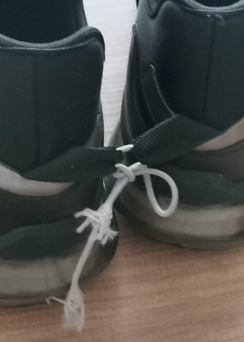 Siyah Fiyonklu Blok Topuklu Kadın Spor Ayakkabı - Görsel 8