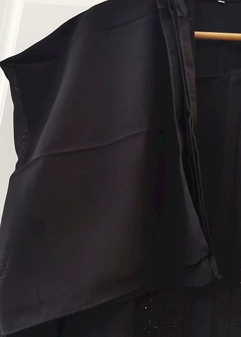 Siyah ikili abaya takım - Görsel 9