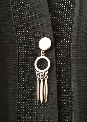 Siyah ikili abaya takım - Görsel 3