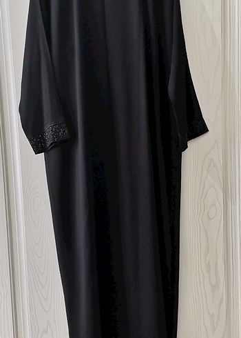 Siyah ikili abaya takım - Görsel 2