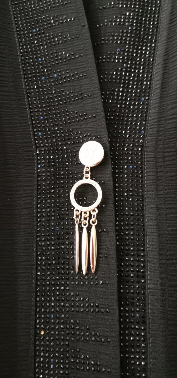 Siyah ikili abaya takım - Görsel 3