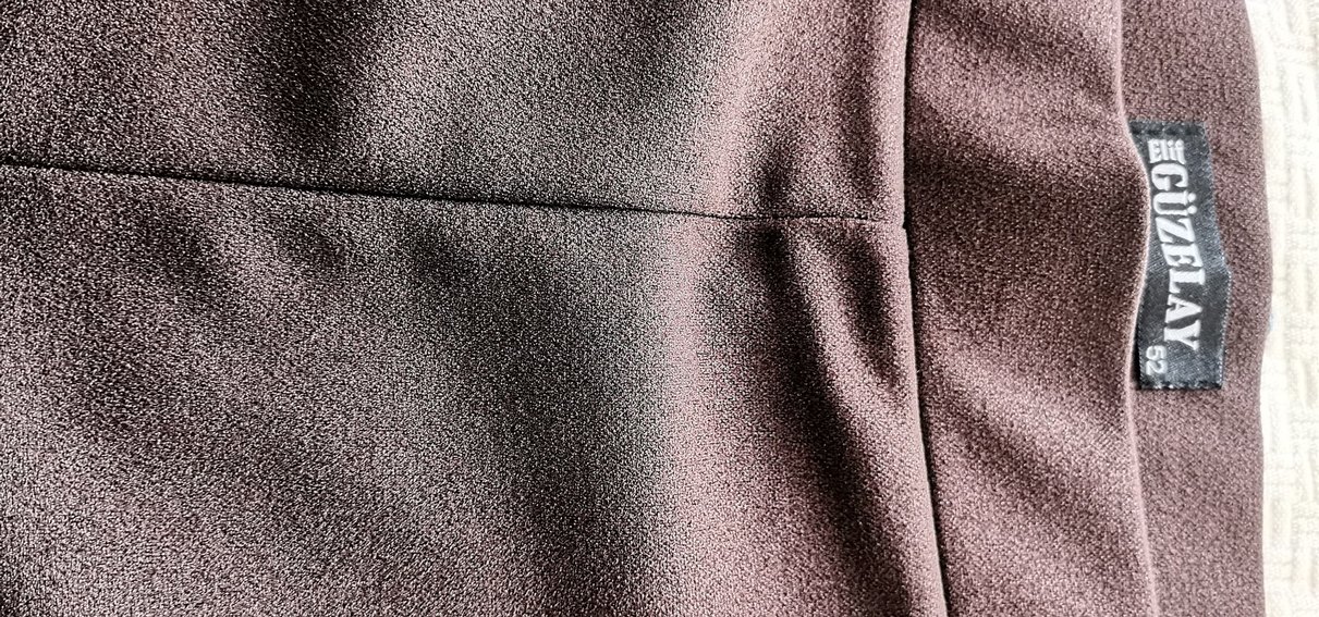 Kadın Kahverengi Bol Paçalı Pantolon - Görsel 3