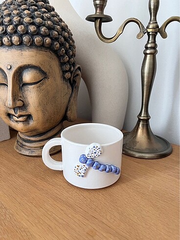 El yapımı seramik mug