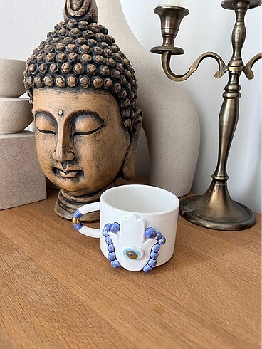 El yapımı seramik mug