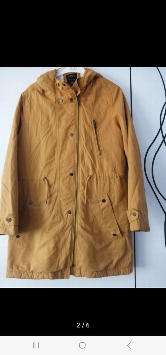 Bej Düğmeli Midi Kadın Ceket - Görsel 2