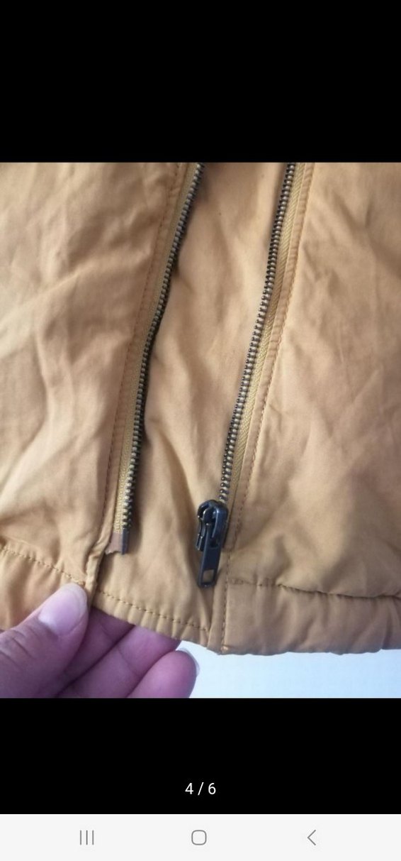 Bej Düğmeli Midi Kadın Ceket - Görsel 4