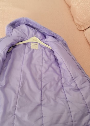 Lila Nakışlı Kürklü Kız Kabanı - Görsel 5